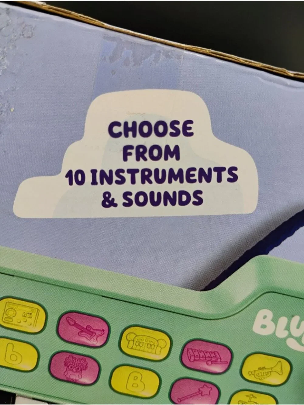 Bluey Keytar Toy By VTech For Ages 3-6 With Strap Included